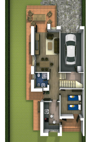 Chalet 2 Habitaciones - Tipo B